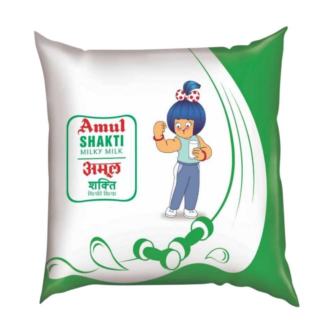 Amul Shakti Milk Pouch 500ml 